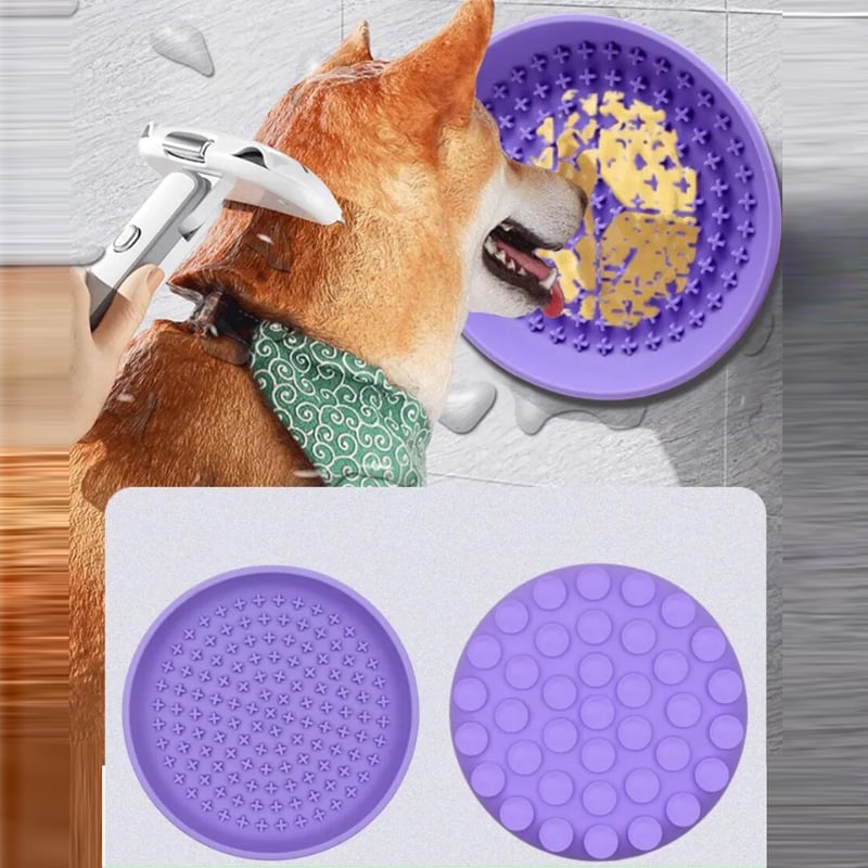 Durable Silicone Slow Feeder Pet Dog Bowl with Suction Cup Pet Bowl Slow Feeder