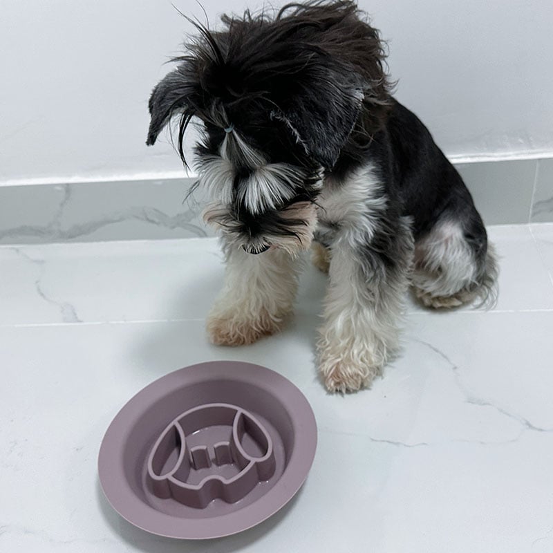 Soft Food & Supports Oral Health Silicone Dog Lick Bowl Interactive Silicone Slow Feeder Puzzl