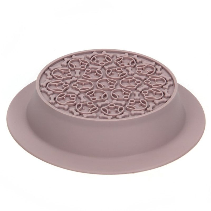 Soft Food & Supports Oral Health Silicone Dog Lick Bowl Interactive Silicone Slow Feeder Puzzl