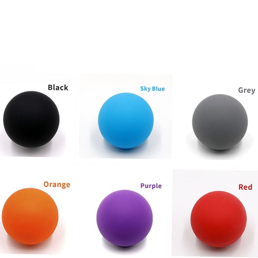 Silicone Massage Lacrosse Ball Roller Massage Double Single Ball, Physical Therapy Tool