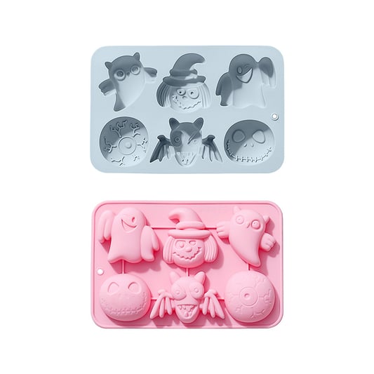 Halloween Decoration Party Hot Sale Ghost Pumpkin Silicone Cake Baking Mold Chocolate Candy Soap Molds