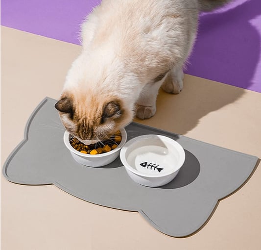 Pet Supplies Silicone Waterproof Dog Cat Pet Feeding Mats Non Slip Easy Clean Pet Dog Cat Bowl Mats Placemat Dog Food Mat
