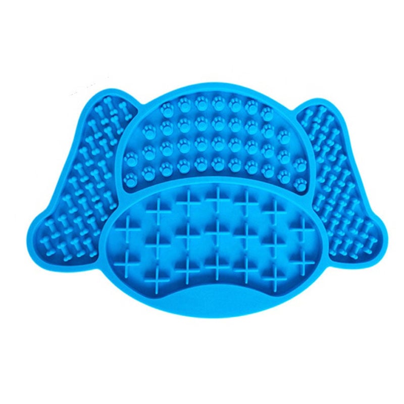 Lick Mat Dog Silicone Bath Buddy Slow Feeder Pet Dog Lick Mat With Suction Cups