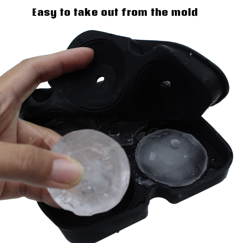 Silicone Ice Cube Maker Tray With Lids For Whiskey