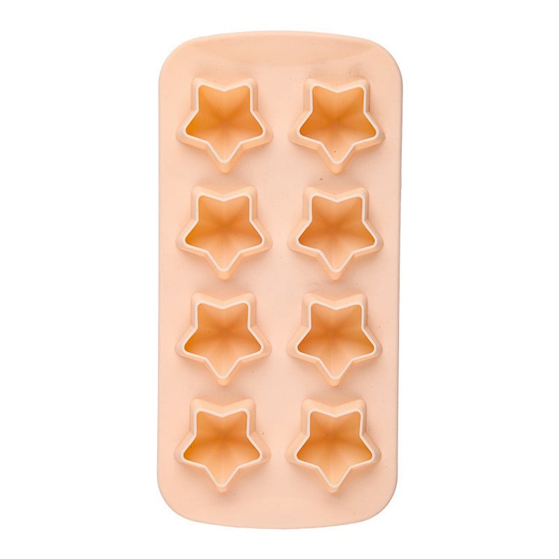Silicone Ice Cube Trays Star Shaped For Whiskey And Cocktails
