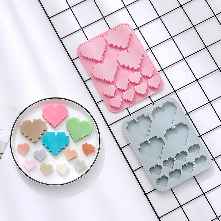 Custom Flower Shaped Silicone Chocolate Ice Cube Candy Molds For Resin Baking