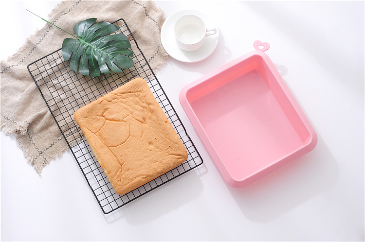 Non-stick Rectangular Baking Tray Oven Household Snow Crisp Ancient Early Taste Baking Silicone Bakeware Mould