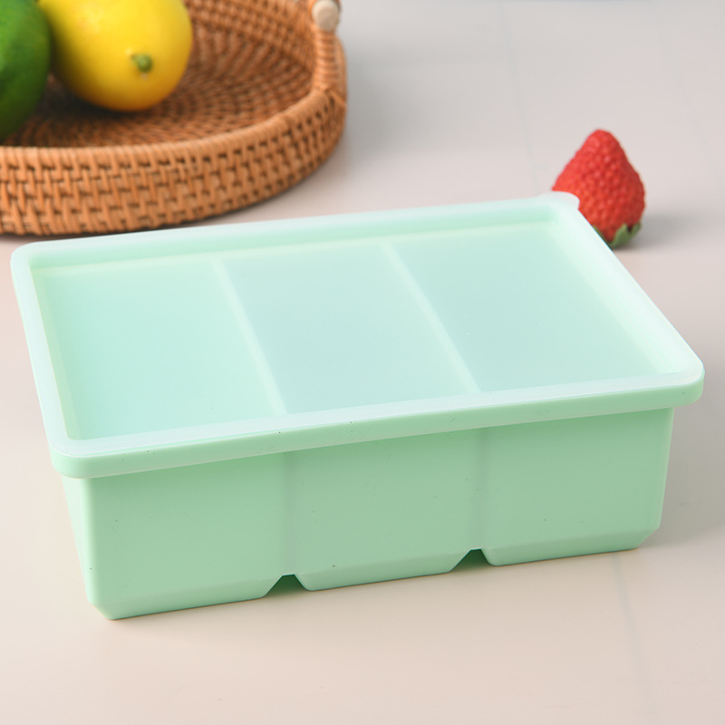 Custom Food Grade Multisize Reusable Icecube Tray Ice Cube Molds Ice Cube Tray With Lid