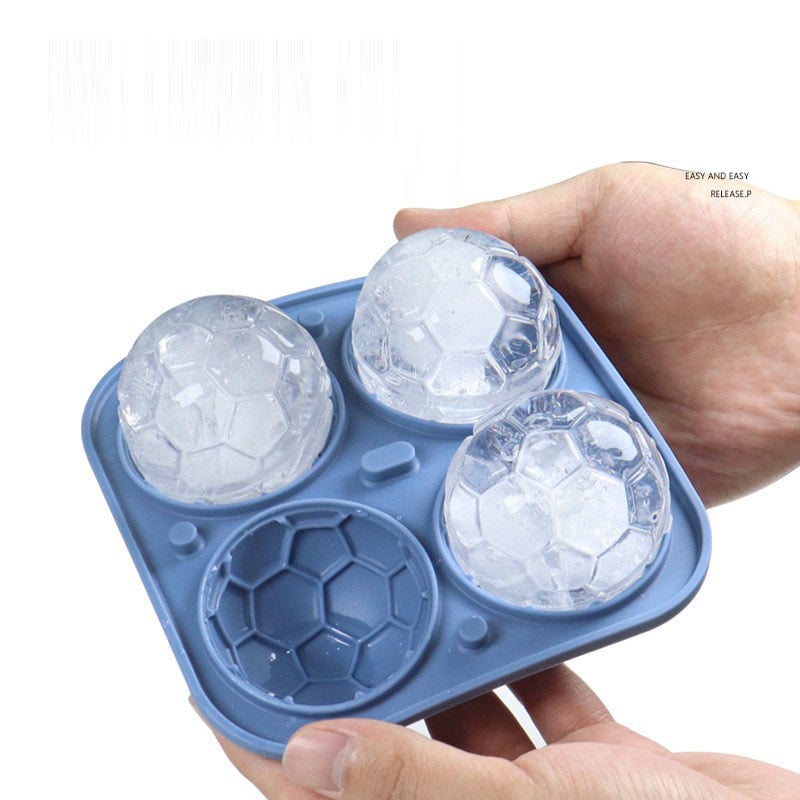 Custom Silicone 3D Rugby American Football Basketball Ice ball Trays Mold