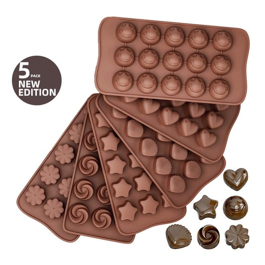 Food Grade Cute Silicone Molds Non-Stick - Easy To Use And Clean Candy Molds Chocolate Molds Silicone Trays