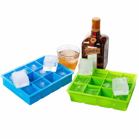 12 Cavity Custom Food Grade Non-toxic Ice Cube Mould With Lids