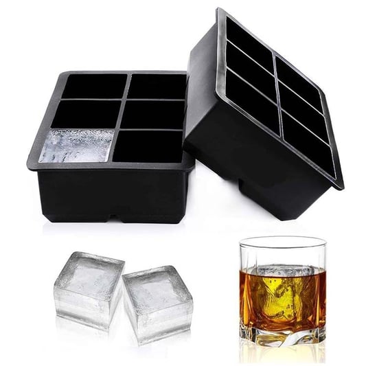 BPA Free Silicone Ice Cube Trays Set Square