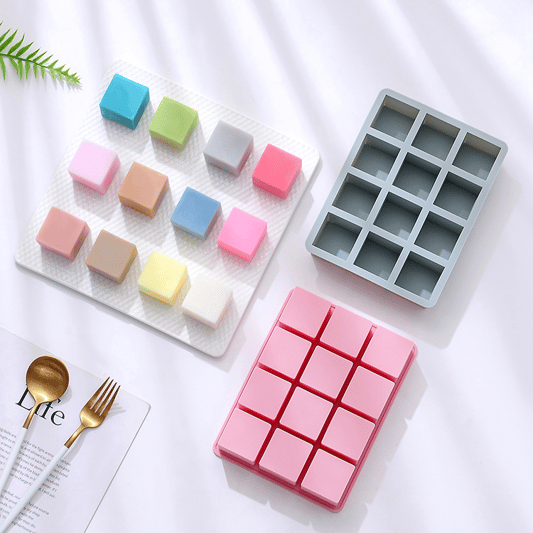 OEM ODM Professional Food Grade Diy Baby Food Small Square Chocolate Bars Silicon Molds