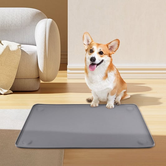 Customised Upgraded Pet Bed Mat Waterproof Non-slip Silicone Dog Feeding Mat Pet Food Mat