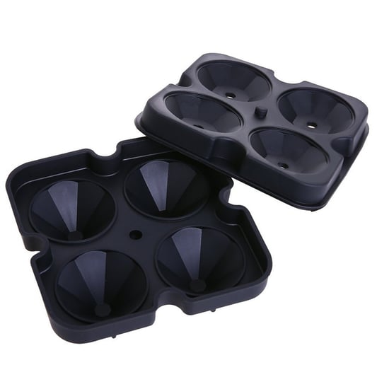 Silicone Ice Cube Maker Tray With Lids For Whiskey